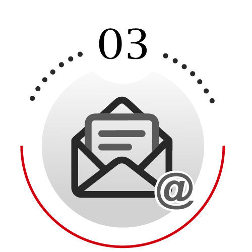 Step 3: Interview Invitation and Notification icon