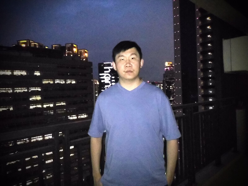 Night portrait scene recognition