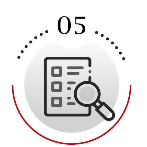 Step 5: Result Assessment and Review icon