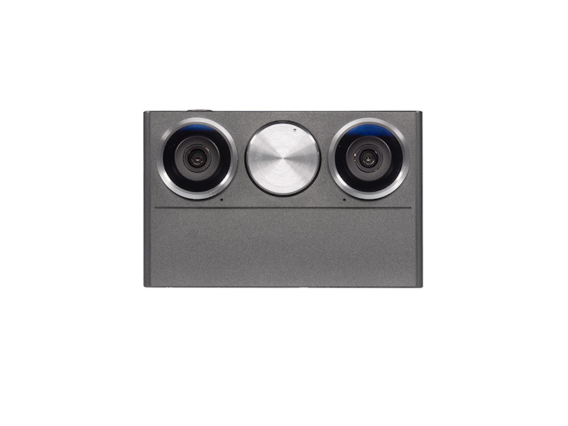 Stereo vision camera with dual-lens design for 3D depth sensing and machine vision