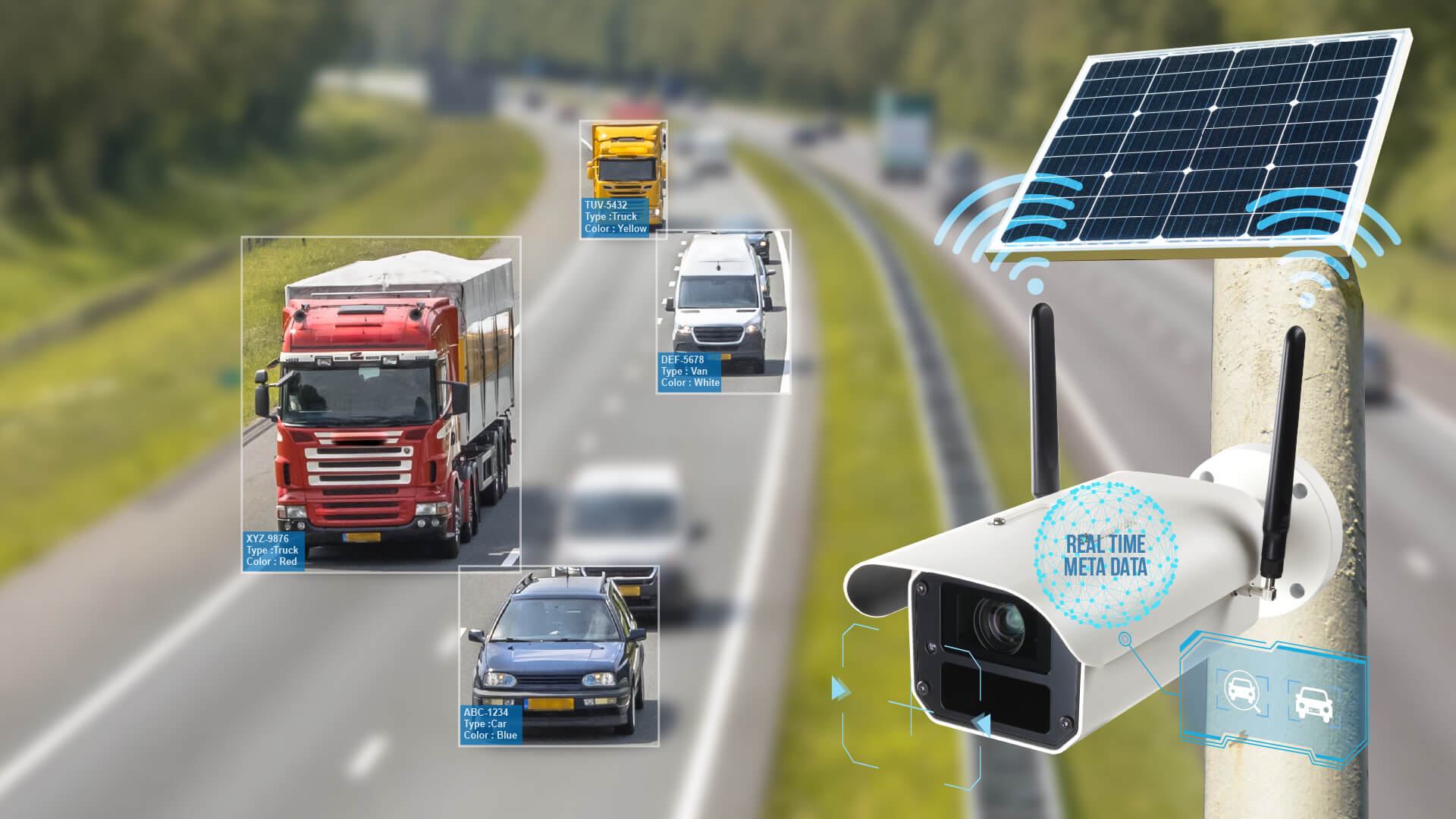 ALPR license plate recognition system can be installed at a fixed location or on a vehicle, providing dynamic license plate capture function