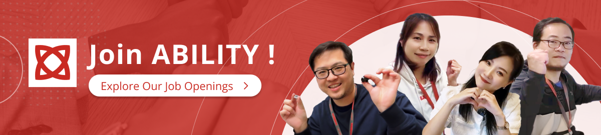 ABILITYのチーム集合写真の採用画像。フレンドリーな職場文化とチームワーク精神を表現