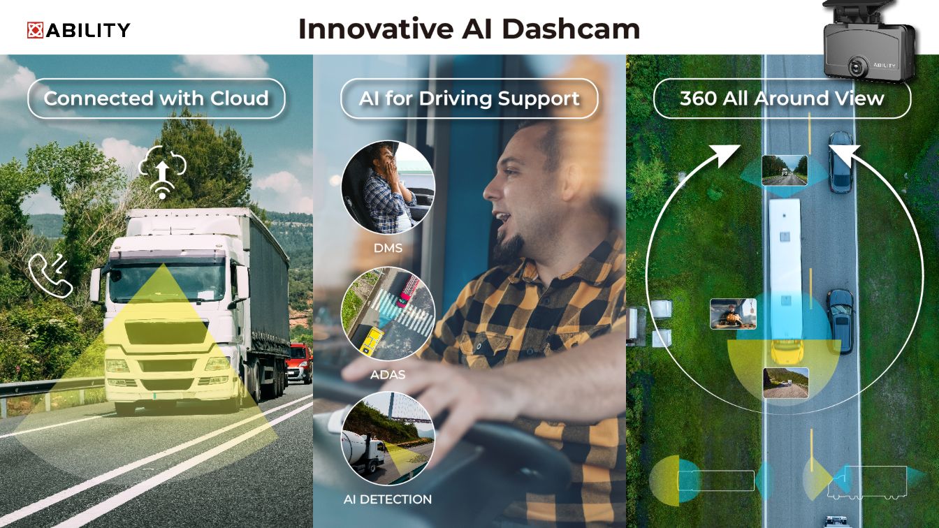 Innovative AI Drive Recorder cameras bring a new era to drive safety