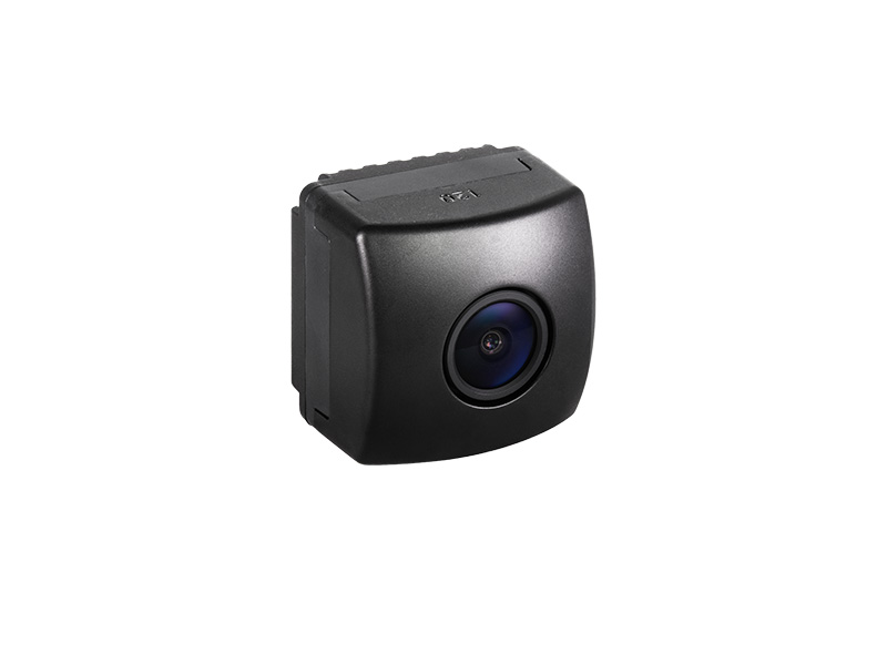 Automotive front-view camera for ADAS, CMS, DMS, OMS with integrated IR LED simulation technology