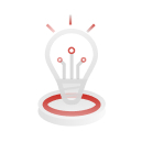 Process optimization AI efficiency icon